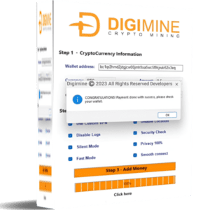 DigiMine Crypto Mining V4.9 – Premium Software Technology ( lifetime license)