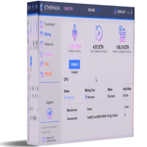 Ethereum Mining Software V8.6 (lifetime license)